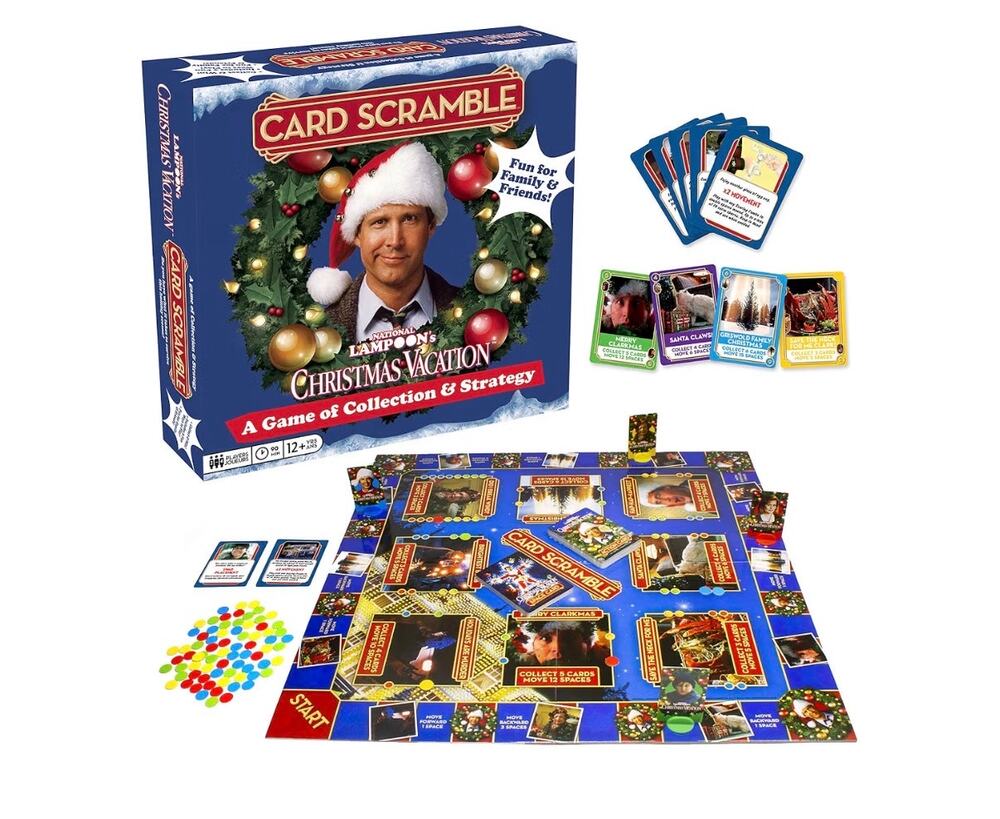 NEW National Lampoon's Christmas Vacation Card Scramble Board Game